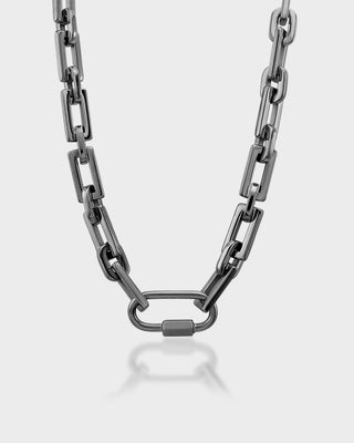 Brutalist Necklace Silver – 18K Silver Plated