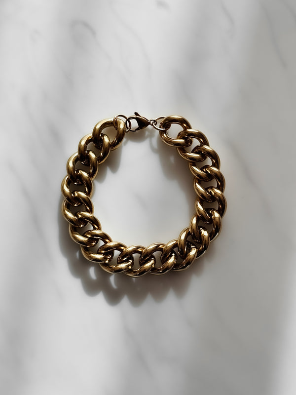 Flame Bracelet Gold - Queen&Collection