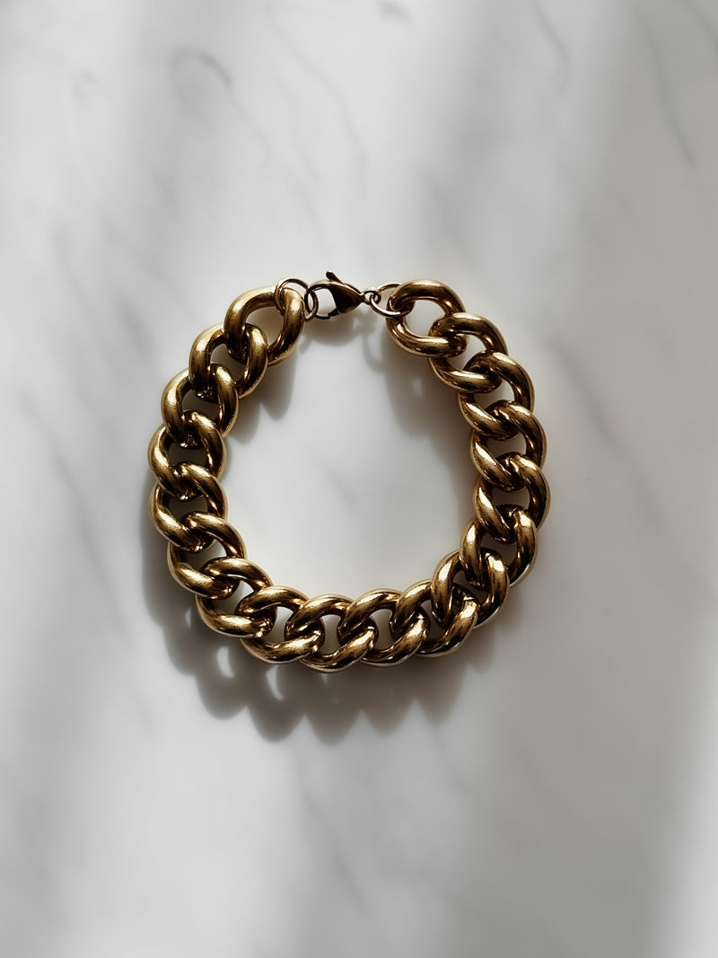 Flame Bracelet Gold - Queen&Collection