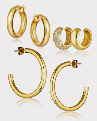 Madonna Earrings Set - Queen&Collection