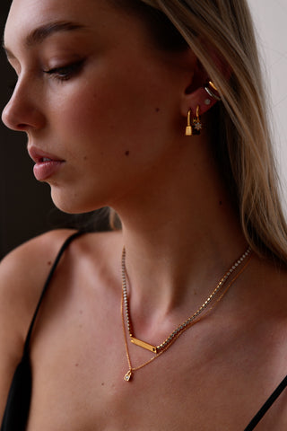 Abstract Trio Ear Stud - Queen&Collection