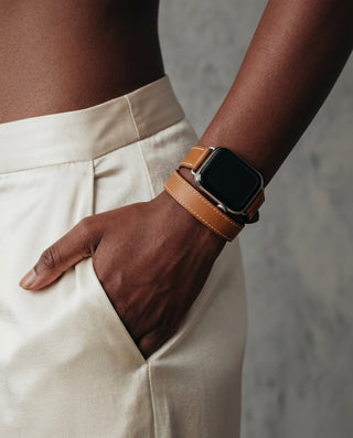 Apple Watch Band – Brown Leather – Minimal Classic Design | Signature Band