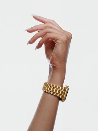 Empire Gold Apple Watch Band – Luxury Statement Bracelet