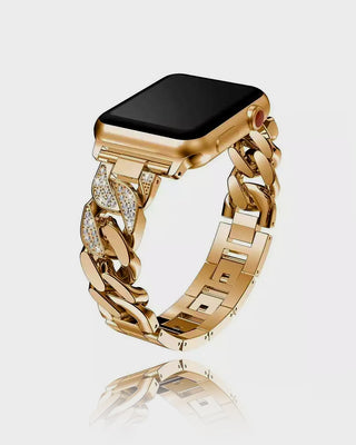 Queen Gold Apple Watch Band – Statement Chain Bracelet