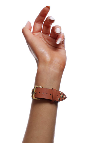 Apple Cosmos Brown Leather Watch Band