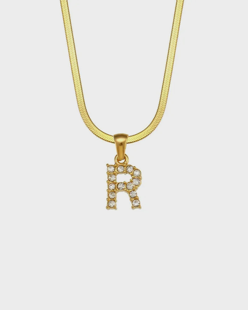 Letter Necklace - Queen&Collection