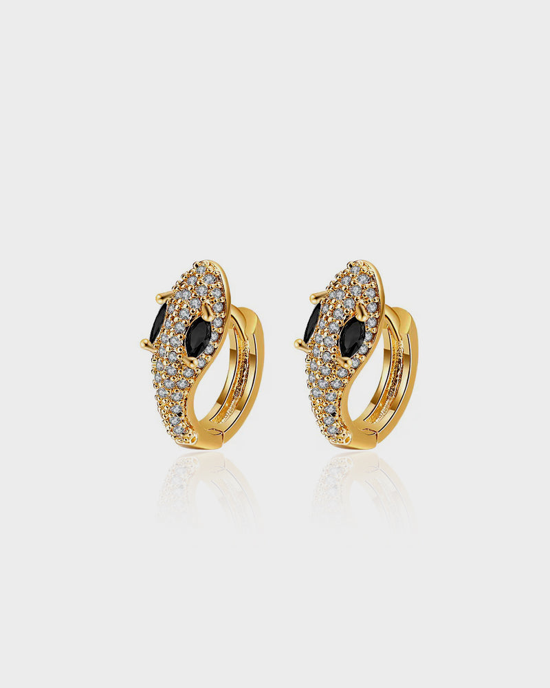 Snake Diamond Earring - Queen&Collection
