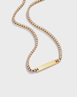 Tennis Bar Necklace - Queen&Collection
