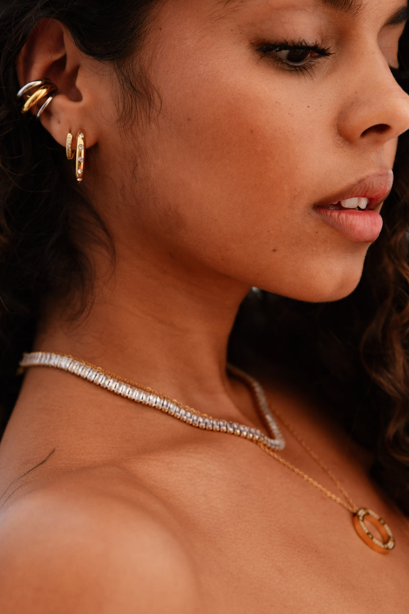 Tennis Bold Necklace - Queen&Collection