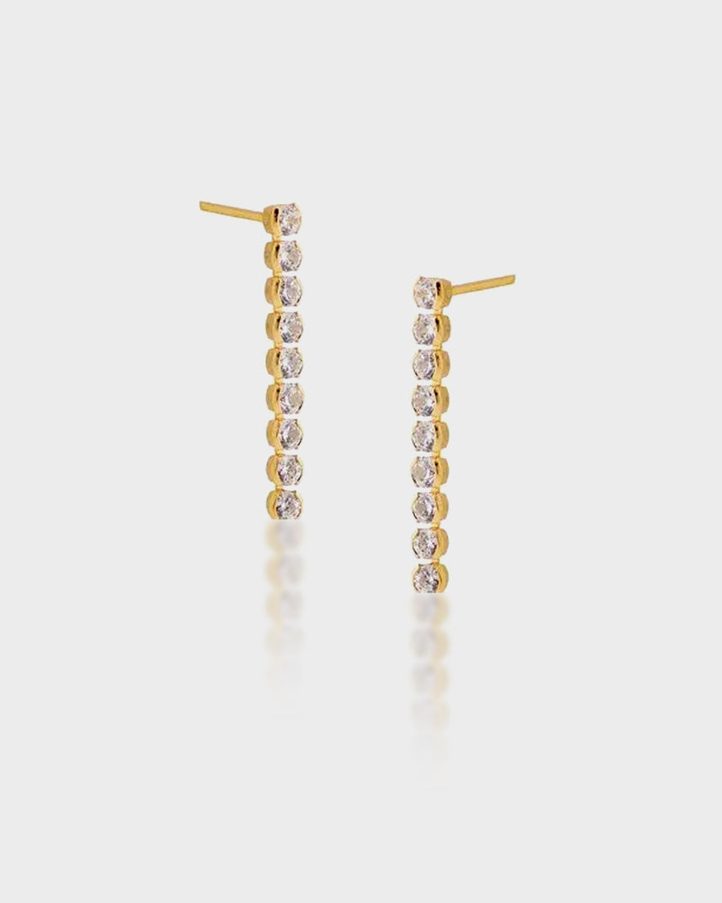 Tennis Tassel Earrings - Queen&Collection