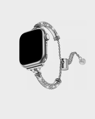 Venus Apple Watch Silver Bracelet – Crystal Chain Band