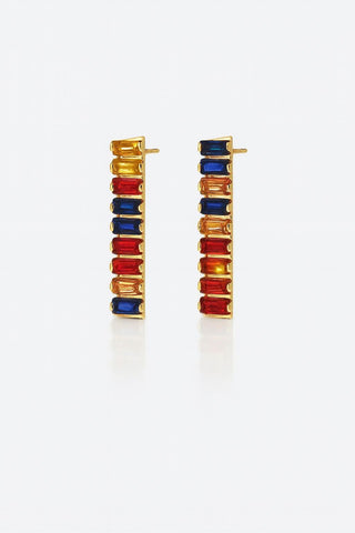 Tennis Colour Earrings