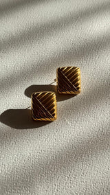 Texture Stud Earrings | Oversized