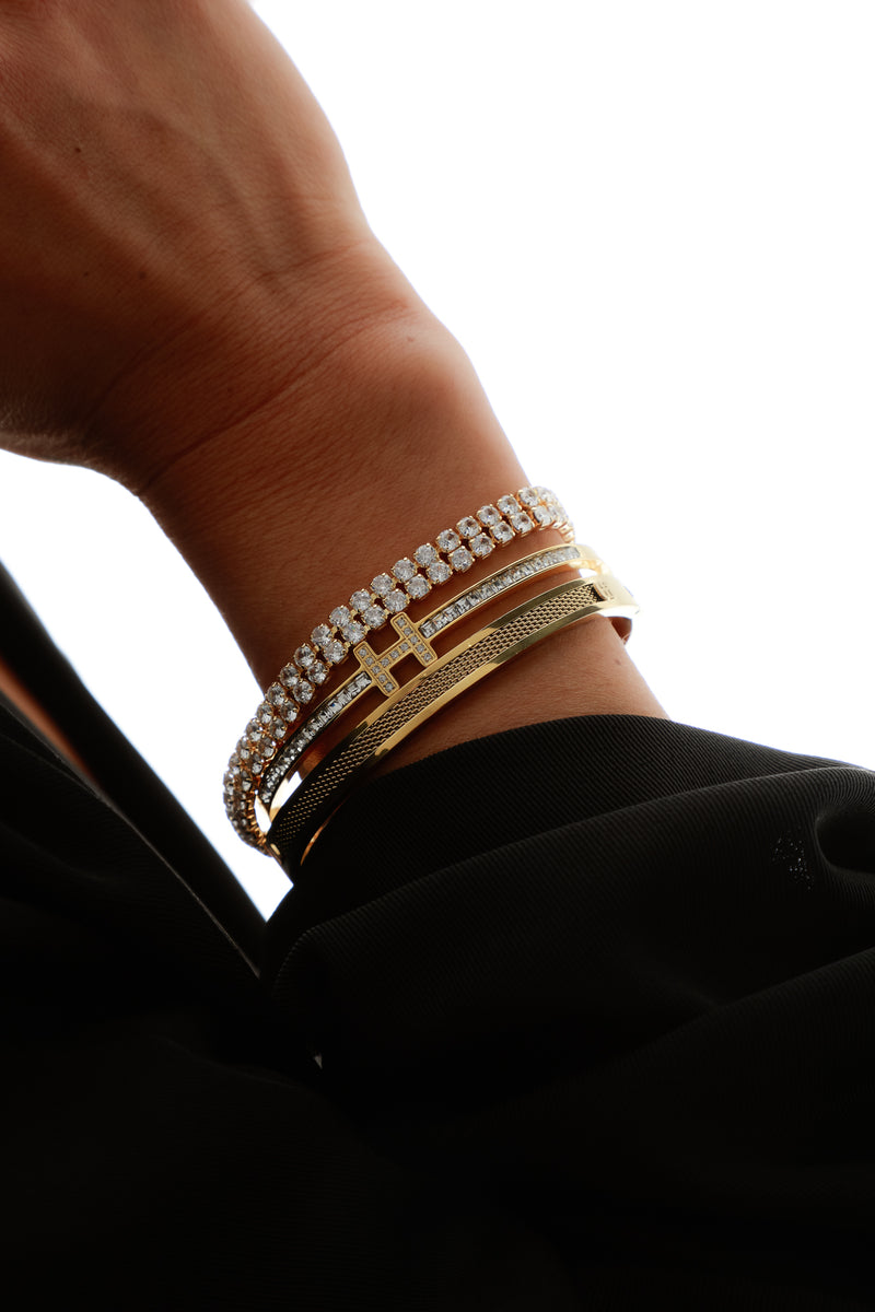 Hue Diamond Limited Edition bracelet featuring a delicate design with sparkling diamonds set in a fine metal band, showcasing a blend of elegance and luxury.