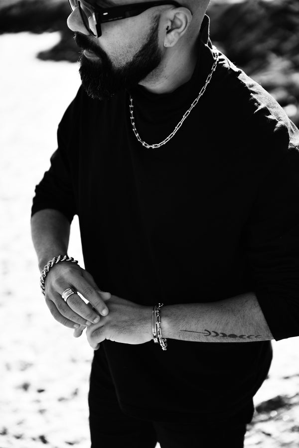 Flare Necklace Silver - Queen&Collection