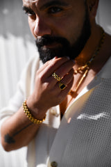 Interplay Ring Gold - Queen&Collection