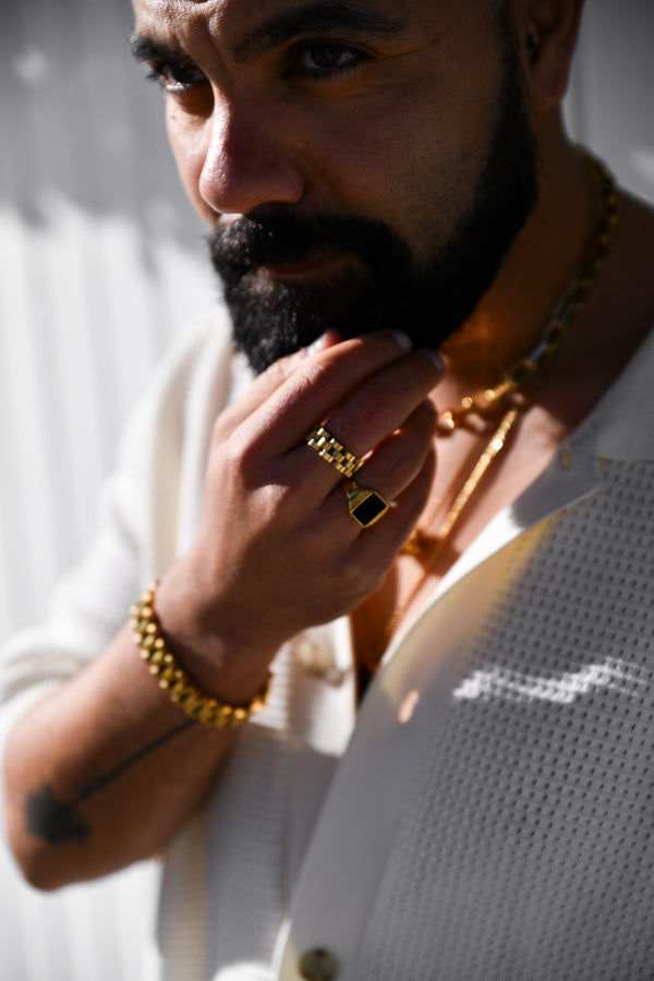 Interplay Ring Gold - Queen&Collection