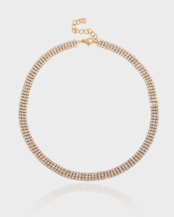 Tennis Choker Necklace - Queen&Collection