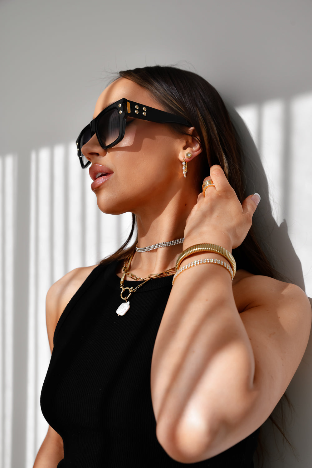 The Sun Earrings Silver - Queen&Collection