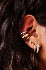 Snake Diamond Earring - Queen&Collection