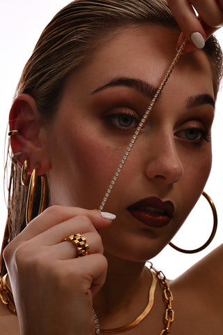 Tennis Bar Necklace - Queen&Collection