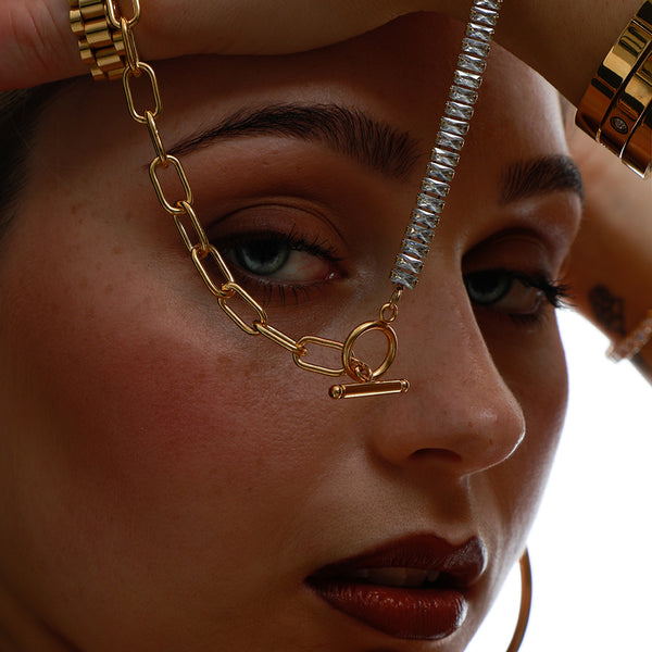 Tennis Choker Necklace - Queen&Collection