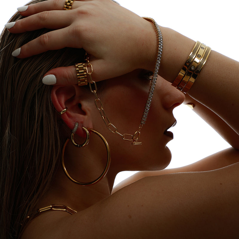 Tennis Choker Necklace - Queen&Collection