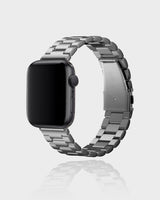 Classic Silver Stainless Steel Apple Watch Band
