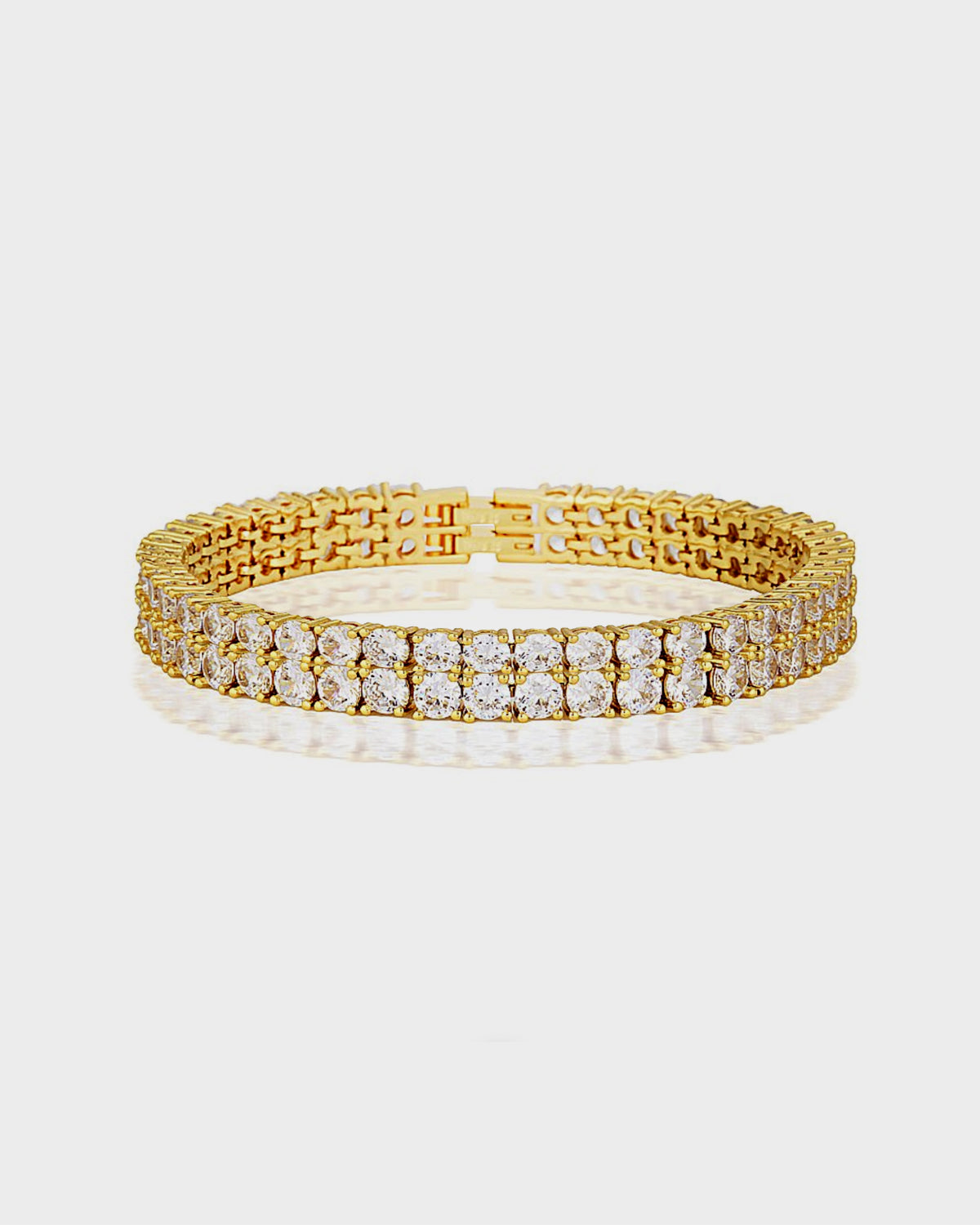 Tennis Bracelet | 2 rows | Queen&Collection