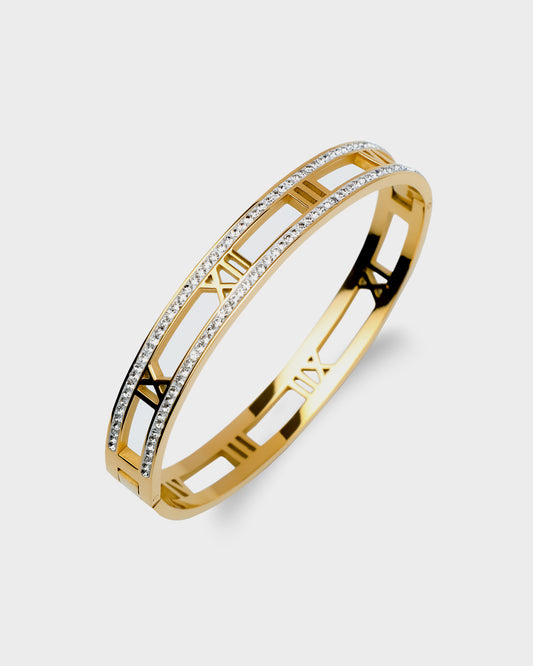 Alt Text: "Century Bracelet: Elegant bracelet jewelry featuring a modern design with intricate details, perfect for layering or as a standalone piece in your accessory collection."