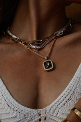 Tennis Bold Necklace - Queen&Collection
