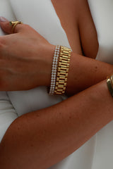 Tennis Bracelet | 2 rows - Queen&Collection