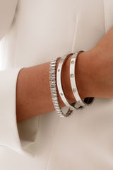 Tennis Bold Bracelet Silver - Queen&Collection